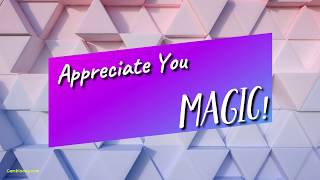 Appreciate you  Magic  Lyrics [upl. by Gabbert]