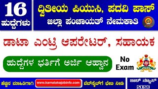 Zilla Panchayat Recruitment 2024  No Exam  Technical Assistant Jobs  Zilla Panchayat Jobs 2024 [upl. by Ymmij]