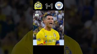 AL Nassr vs Man City UCL Final Penalty Shootout 🔥😱 ronaldo football shorts youtube [upl. by Aikam414]