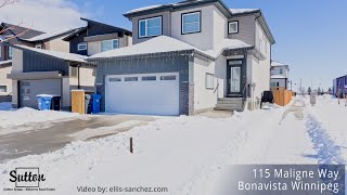 House for sale at 115 Maligne Way in Bonavista Winnipeg [upl. by Stoat]