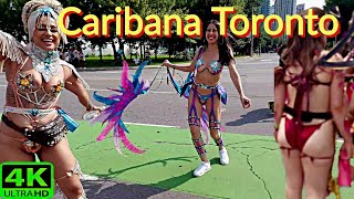 【4K】Caribana Toronto 2023 GRAND CARIBBEAN CARNIVAL MORNING WALK [upl. by Ivonne]