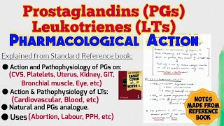 Prostaglandins and Leukotrienes  Action  Function of Leukotrienes knowledgeimprover [upl. by Anailli]