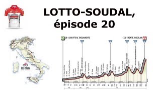 LOTTO SOUDAL ép20  en plein GIRO [upl. by Metzgar]