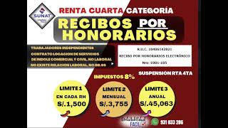 LIMITES RECIBOS POR HONORARIOS 2024 [upl. by Godfrey385]