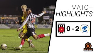 HIGHLIGHTS  Chorley 02 Chester FC [upl. by Nonohcle58]