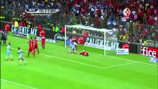 Gol de Orbelin Pineda Doblete  Toluca 32 Queretaro  Jornada 13  Liga MX  2015 [upl. by Behlau83]