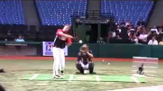 Bryce Harper hits 502ft baseball home run in the 2009 Power Showcase [upl. by Ricardama]