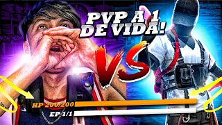 HAGO EL RETO DE JUGAR UN PVP A 1 DE VIDA VS IRVING SA 🔥 [upl. by Annuhsal]