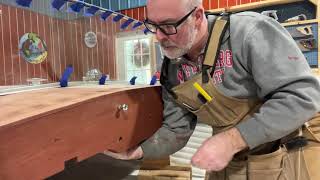 How to Restore an Old Fiberglass Boat  Episode 6 Placing the Hardware [upl. by Oletta]