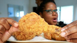 QUANG TRANS FRIED CHICKEN GAME COOKING AND EATING [upl. by Aitam]