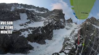 Dôme des Écrins  Mont Pelvoux en Run and Fly [upl. by Ainoet45]