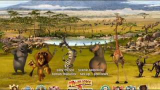 Madagascar Escape quot2quot Africa DVD Menu [upl. by Harlie395]