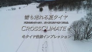 MICHELIN CROSS CLIMATE 冬性能インプレッション [upl. by Hirschfeld]