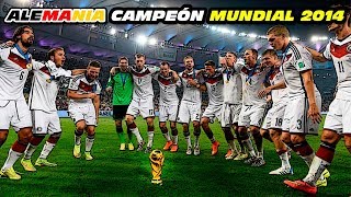 ALEMANIA 🇩🇪 CAMPEÓN 🏆 MUNDIAL 🌟 2⃣0⃣1⃣4⃣ [upl. by Ilujna]