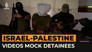 Israeli videos mock Palestinian detainees with children’s song  Al Jazeera Newsfeed [upl. by Yran738]