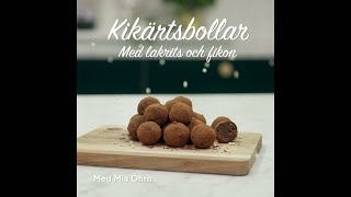 Chokladbollar kikärtsbollar med lakrits [upl. by Okomot17]