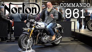 Norton Commando 961 Pure art Modern ClassicRetro Cafe Racer motorcycle amp Norton V4SV PowerStyle [upl. by Oicangi990]