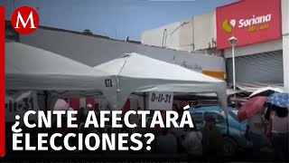 En Oaxaca maestros de la CNTE toman plazas comerciales [upl. by Nosneh]