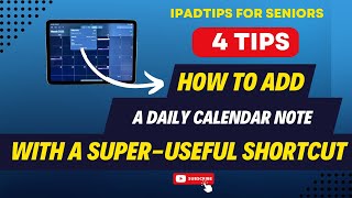 How to Add Daily Note to Calendar Using Super Useful Shortcut [upl. by Hort]