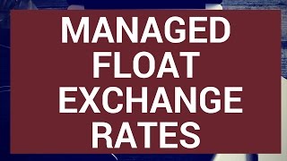 Managed float exchange rates [upl. by Enilekcaj]