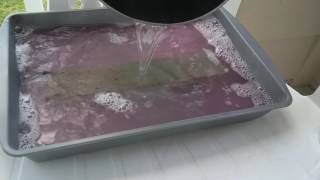 How I DeOildegrease a natural Arkansas stone [upl. by Aicenod]