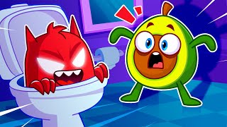 Pit amp Pennys Toilet Trouble 😨🚽 Monster in the Potty 😱  Best Kids Cartoon [upl. by Elleret325]