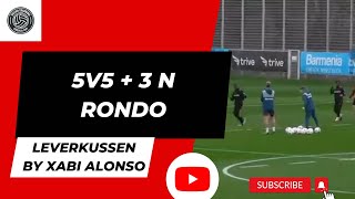 Bayer Leverkussen  Xabi Alonso  5v5  3N Rondo [upl. by Schear]