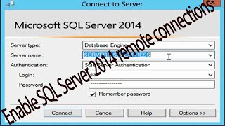 Allow remote connections to SQL Server Express  How to Video [upl. by Idnyl]