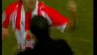 Olympiakos v Panathinaikos 40 81 Nunez  Greek Cup 2008 [upl. by Newhall]