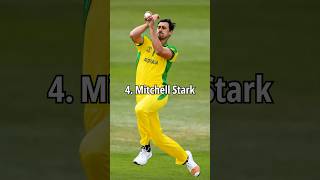 Top 10 Australian Bowlers of all Time shorts bowling cricket Mitchell stark [upl. by Anavrin134]