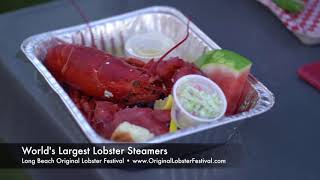 Long Beach Original Lobster Festival  Worlds Largest Steamers [upl. by Charity]