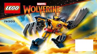 LEGO instructions  Super Heroes  76202  Wolverine Mech Armor [upl. by Alpers778]