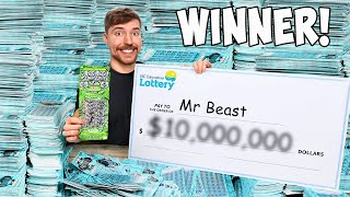 I Spent 1000000 On Lottery Tickets and WON [upl. by Letnahc789]