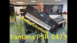 Yamaha PSRE473 Keyboard  Demo Features amp Reasons to buy  Rimmers Music [upl. by Eahs]