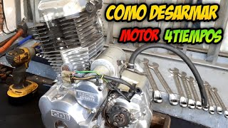 Como desarmar motor 4 TIEMPOS LA MEJOR EXPLICACIÓN 200cc125150cc [upl. by Doak]