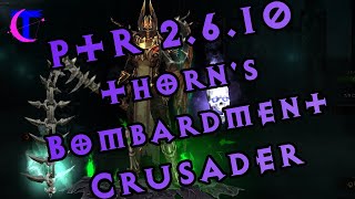 Diablo III PTR 2610  Thorns Bombardment Crusader  Testing GR 117 [upl. by Nairbo934]