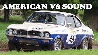 THE LOUDEST RALLY CAR IN THE WORLD  Chevrolet Firenza Can Am V8 w Side Exit Exhaust PURE SOUND [upl. by Anabahs877]