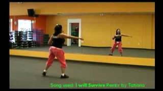 Zumba Dance Fitness with Chantals  Routine to quotI Will Survive Remixquot [upl. by Orrin149]