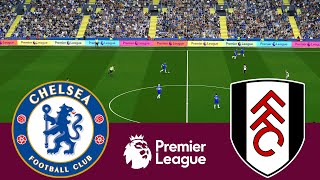 Chelsea 1 vs 0 Fulham Premier League Match highlight  Video Game Simulation [upl. by Ennairrac]