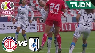 🚨¡SE PRENDEN LAS ALARMAS Duro choque  Toluca 01 Querétaro  Liga Mx FemenilCL2023 J3  TUDN [upl. by Uticas]