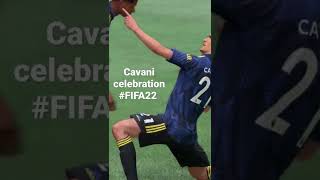 Cavani celebration fifa22 subscribe [upl. by Rorke756]