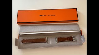 Apple Watch Hermès  Attelage Single Tour Unboxing [upl. by Giusto]