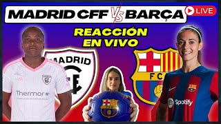 MADRID CFF vs BARÇA FEMENÍ 💥 COMENTARIOS EN VIVO 💙❤️ EMPIEZA LA LIGA F 🥳 [upl. by Alled895]