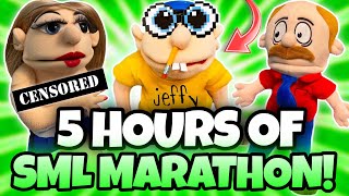 5 HOURS OF SML MARATHON TO FALL ASLEEP FUNNIEST JEFFY VIDEOS [upl. by Nwadrebma]