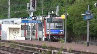 Z20900 et Z20500  Arrivée à la gare de Pont de Rungis Aéroport dOrly sur la ligne C du RER [upl. by Odraccir]