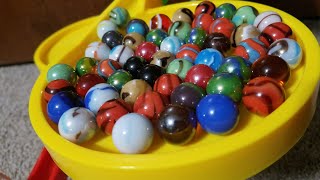 OVER 100 MARBLES On A Marble Run Marble Race [upl. by Gusta609]