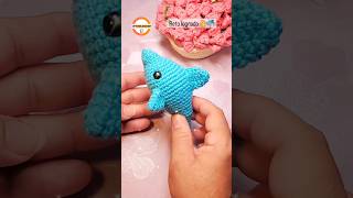 ✅️Este delfin tiene su encanto👌dolphin keychain llavero delfin tejido a crochet shorts crochet [upl. by Florrie]