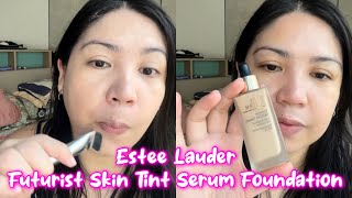 Estee Lauder Futurist Skin Tint Serum Foundation First Impression [upl. by Puett]