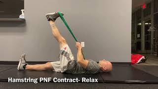 Hamstring PNF Contract Relax [upl. by Domineca]