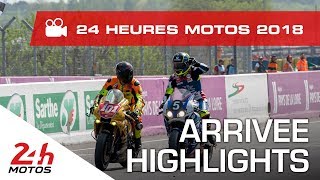 24 Heures Motos 2018  Larrivée de la 41e édition   Highlights [upl. by Stortz]